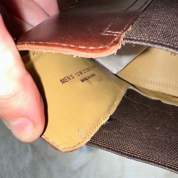 NWOB Cole Haan Grand OS Chelsea Boots Men’s Size 12 Leather Upper Chesnut Brown - Picture 4 of 6